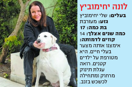 שלי יחימוביץ וכלבה